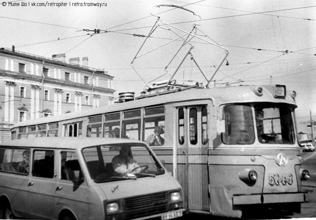 Санкт-Петербург, ЛМ-57 № 5148; Санкт-Петербург — Трамвайный парад в честь 290-летия Санкт-Петербурга