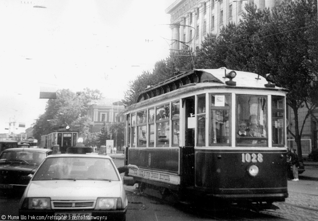 Санкт-Петербург, МС-1 № 1028; Санкт-Петербург — Трамвайный парад в честь 290-летия Санкт-Петербурга