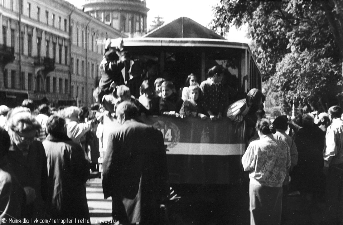 Санкт-Петербург, Конка № 114; Санкт-Петербург — Трамвайный парад в честь 290-летия Санкт-Петербурга
