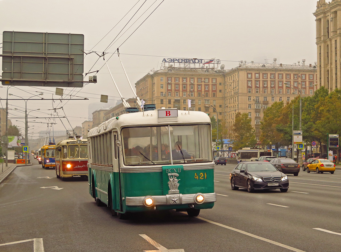 Москва, СВАРЗ ТБЭС № 421; Москва — Парад в честь 82-летия Московского троллейбуса
