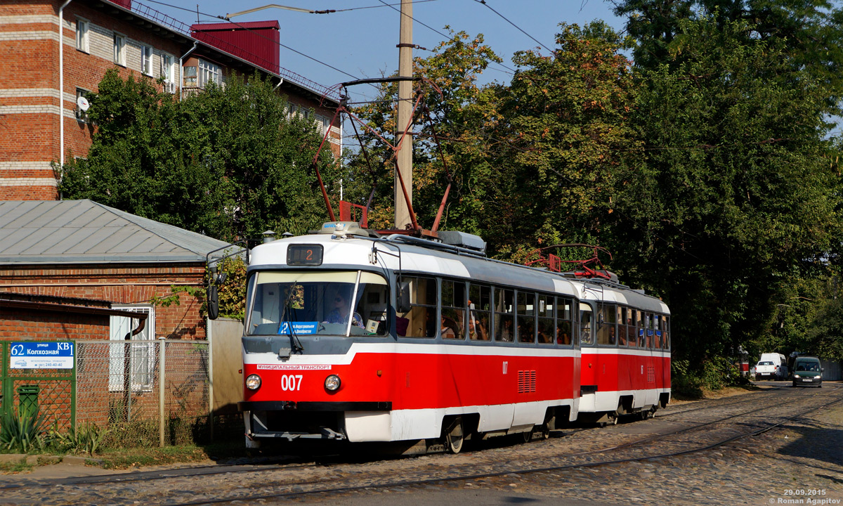 Краснодар, Tatra T3SU № 007