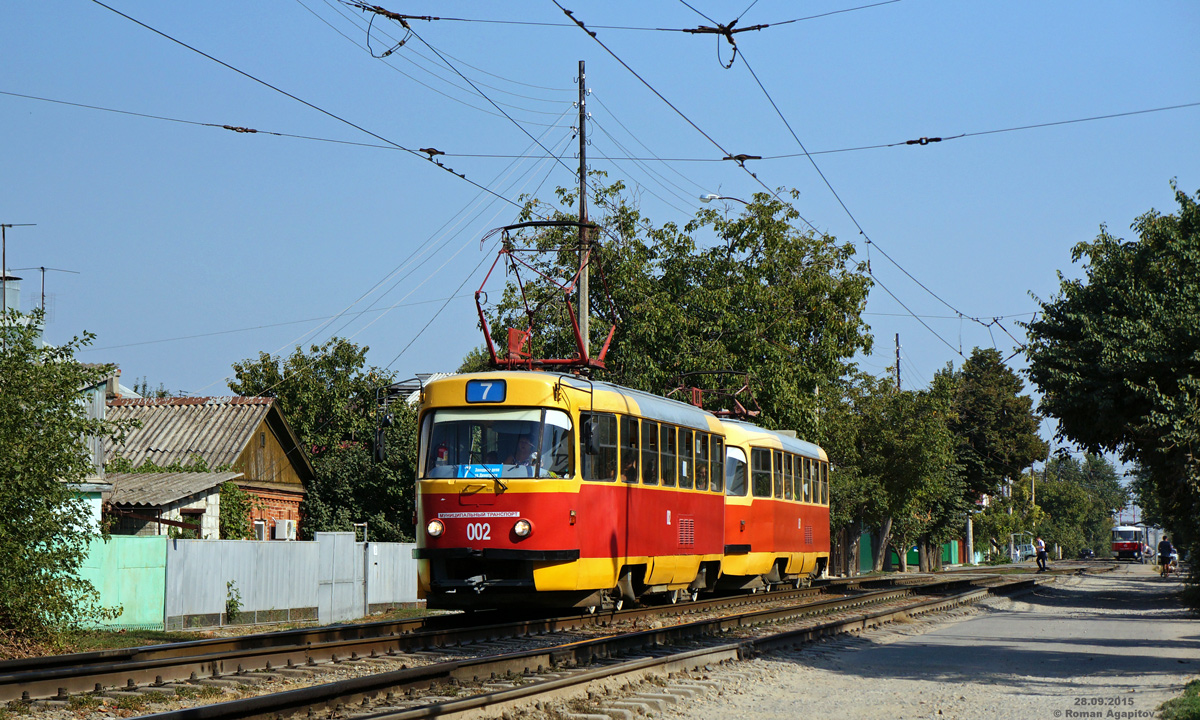 Краснодар, Tatra T3SU № 002