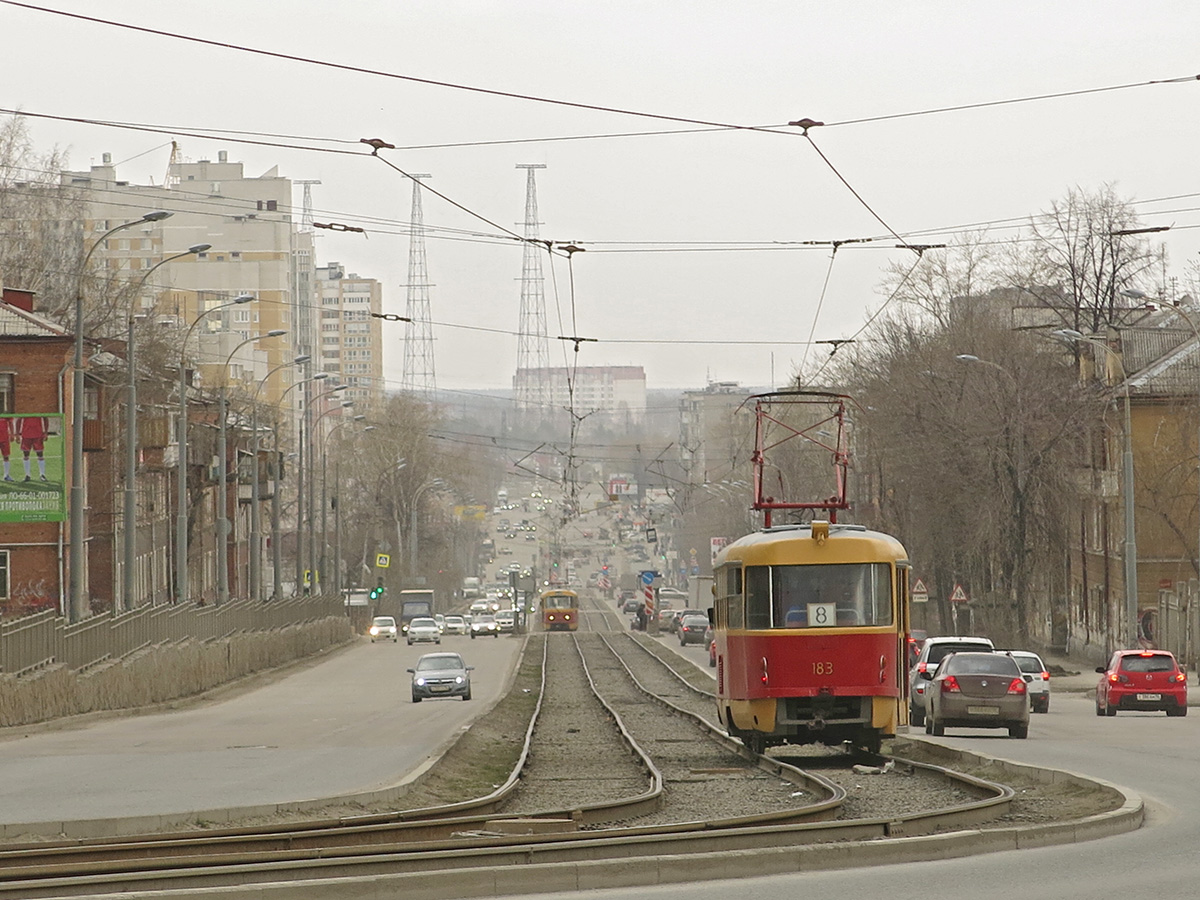 Екатеринбург, Tatra T3SU № 183; Екатеринбург — Трамвайные линии