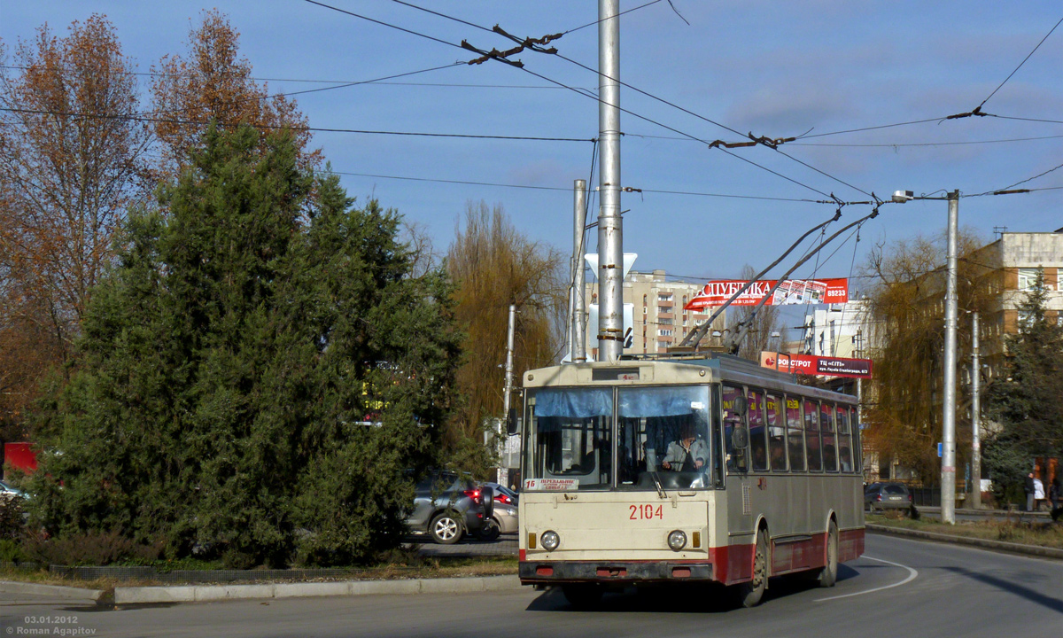 Крымский троллейбус, Škoda 14Tr89/6 № 2104