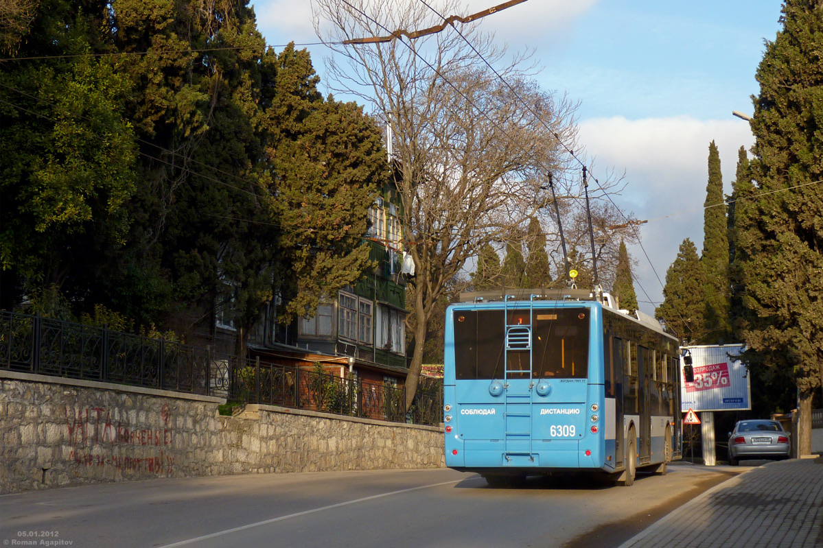 Крымский троллейбус, Богдан Т60111 № 6309