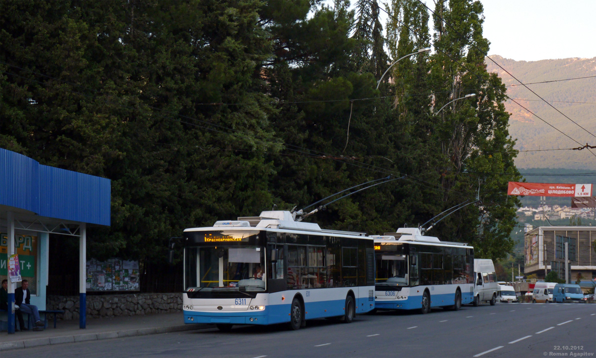Крымский троллейбус, Богдан Т60111 № 6311