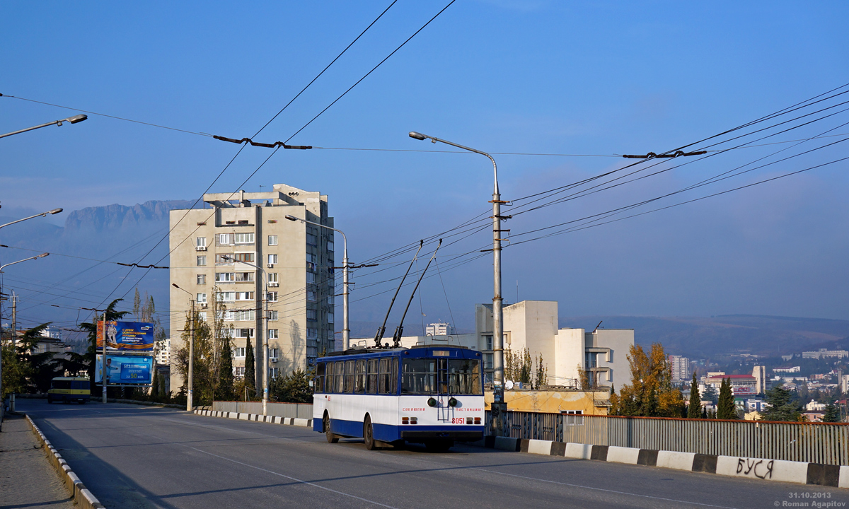 Крымский троллейбус, Škoda 14Tr02/6 № 8051