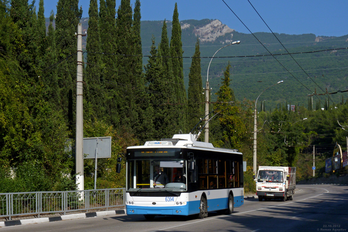Крымский троллейбус, Богдан Т60111 № 6314