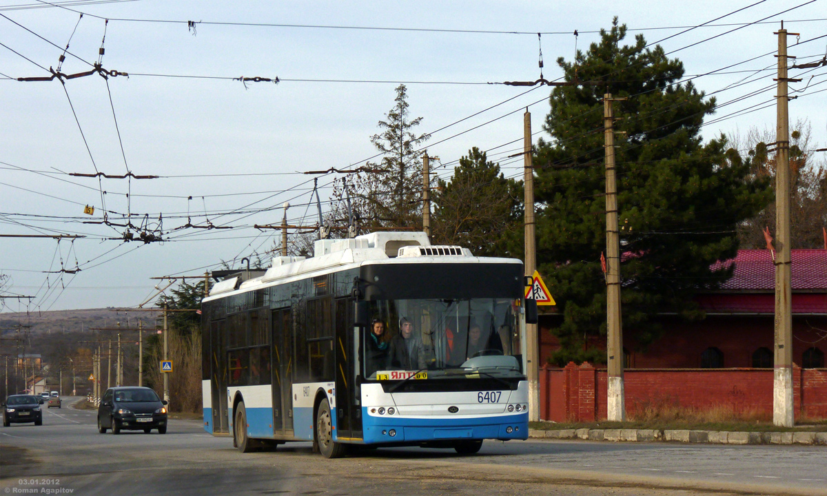 Крымский троллейбус, Богдан Т70115 № 6407
