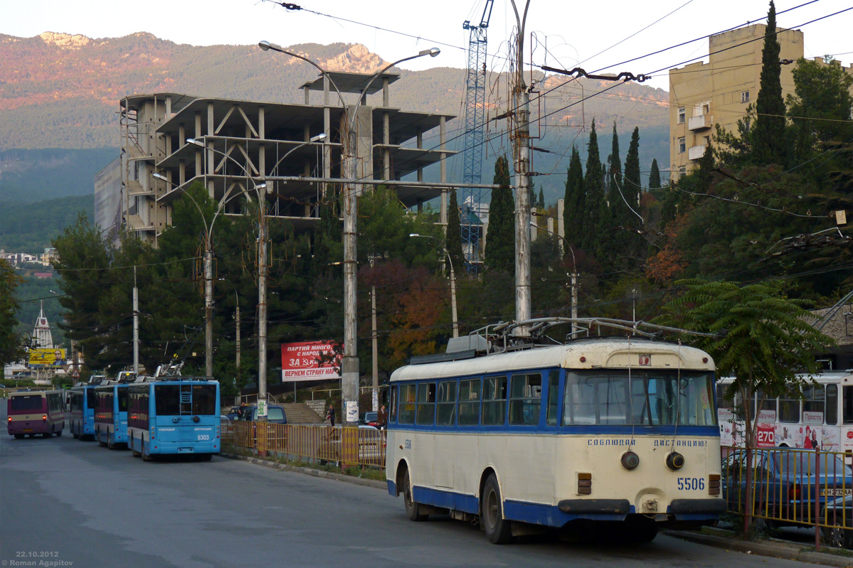 Крымский троллейбус, Škoda 9Tr19 № 5506