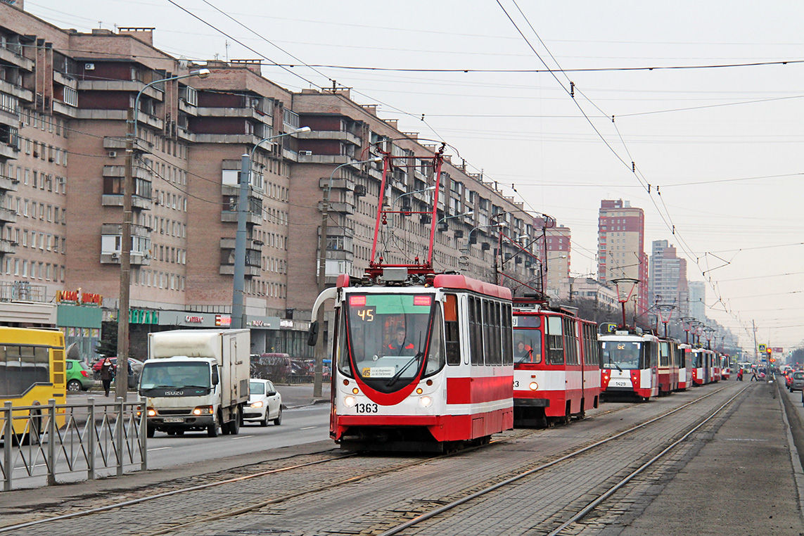 Санкт-Петербург, ЛМ-99АВН / 71-134А № 1363