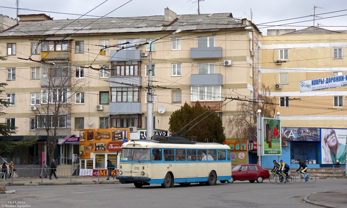 Крымский троллейбус, Škoda 9TrH29 № 1791