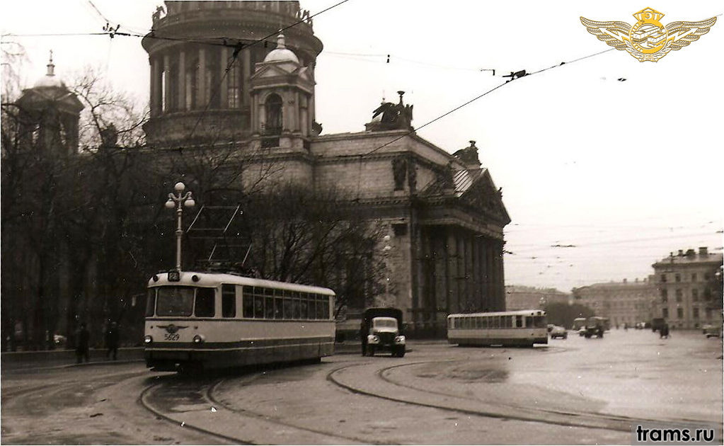 Санкт-Петербург, ЛМ-57 № 5629; Санкт-Петербург — Исторические фотографии трамваев