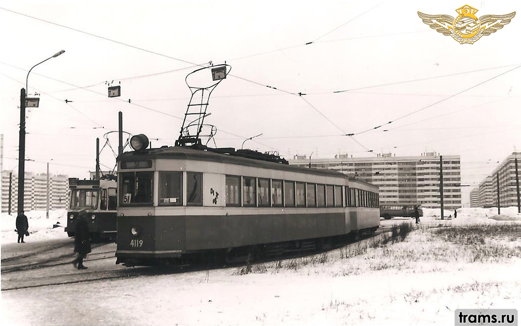 Санкт-Петербург, ЛМ-33 № 4119; Санкт-Петербург — Исторические фотографии трамваев