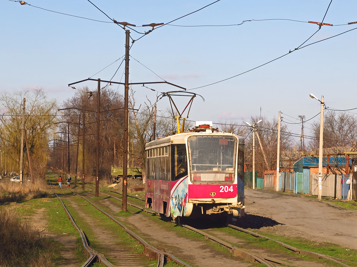 Новочеркасск, 71-619К № 204; Новочеркасск — Трамвайные линии
