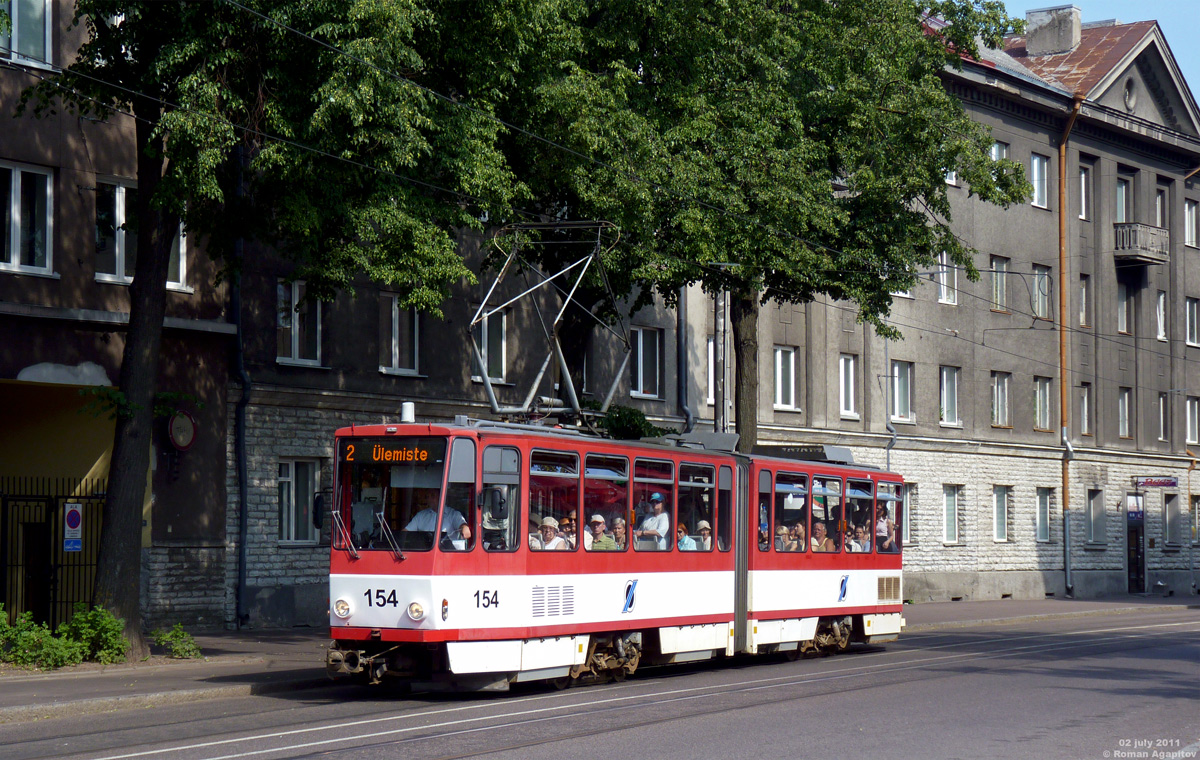 Таллин, Tatra KT4D № 154