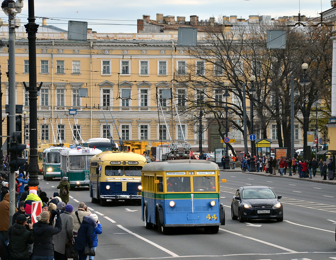 Санкт-Петербург, ЯТБ-1 № 44; Санкт-Петербург — Парад и выставка в честь 80-летия Петербургского троллейбуса