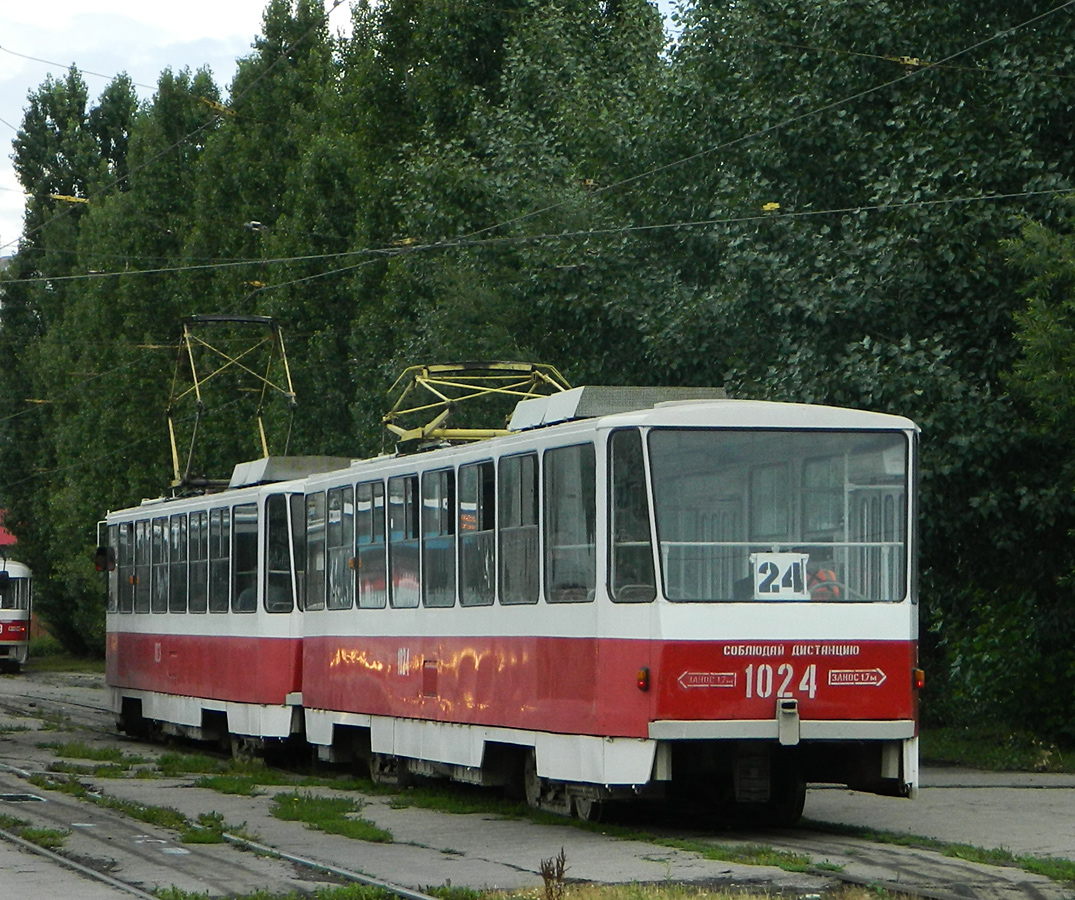 Самара, Tatra T6B5SU № 1024