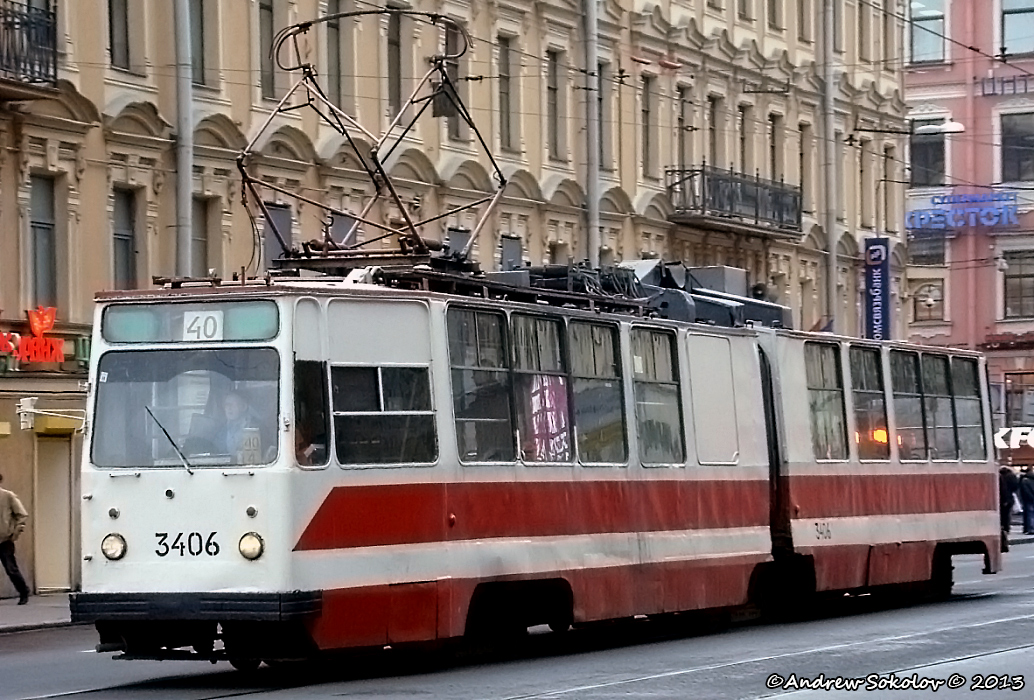 Санкт-Петербург, ЛВС-86К № 3406