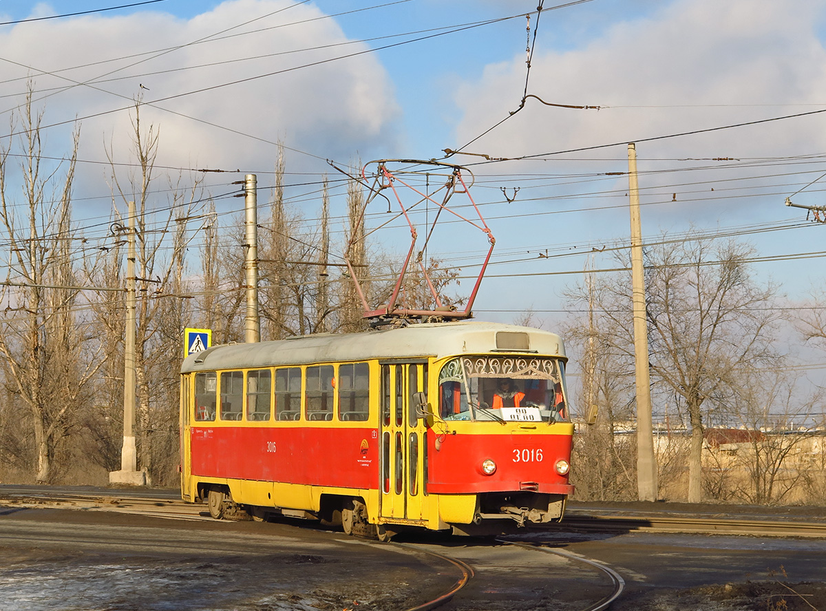 Волгоград, Tatra T3SU № 3016