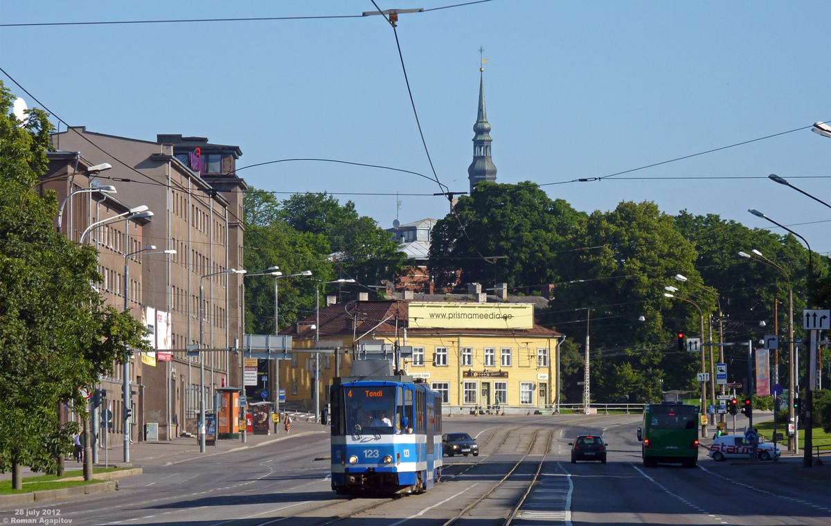 Таллин, Tatra KT6T № 123