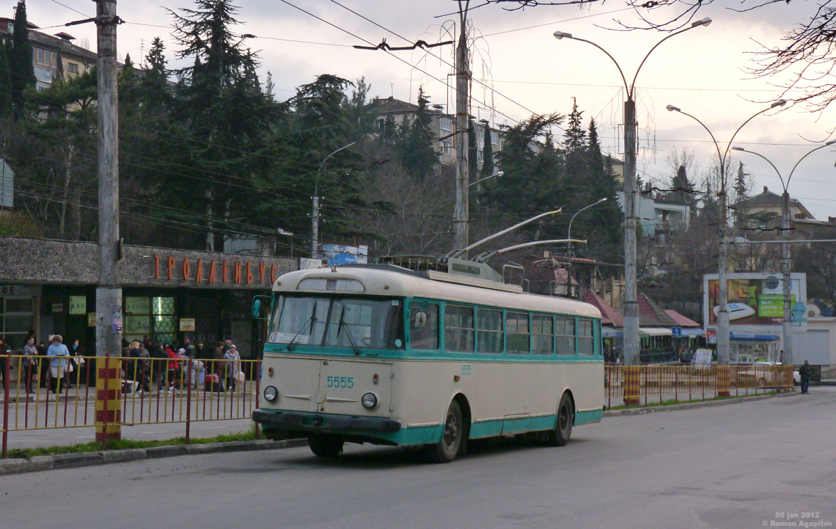 Крымский троллейбус, Škoda 9Tr21 № 5555