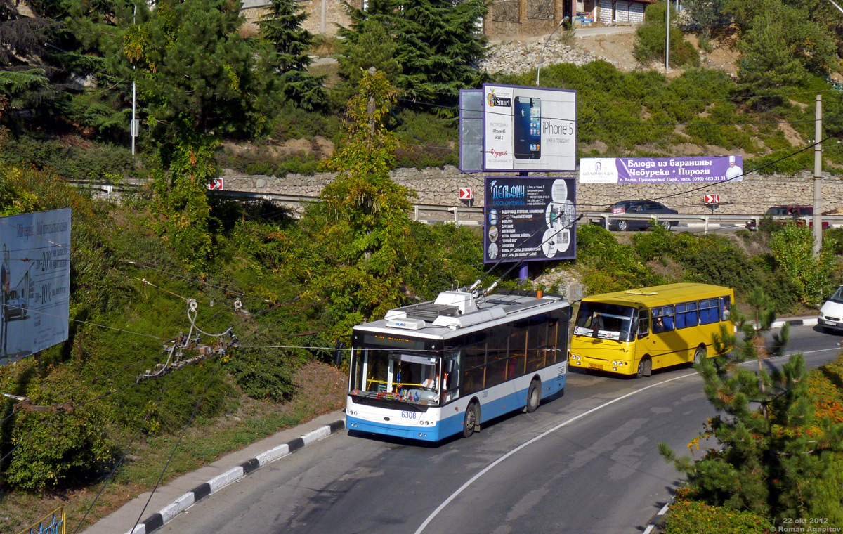 Крымский троллейбус, Богдан Т60111 № 6308