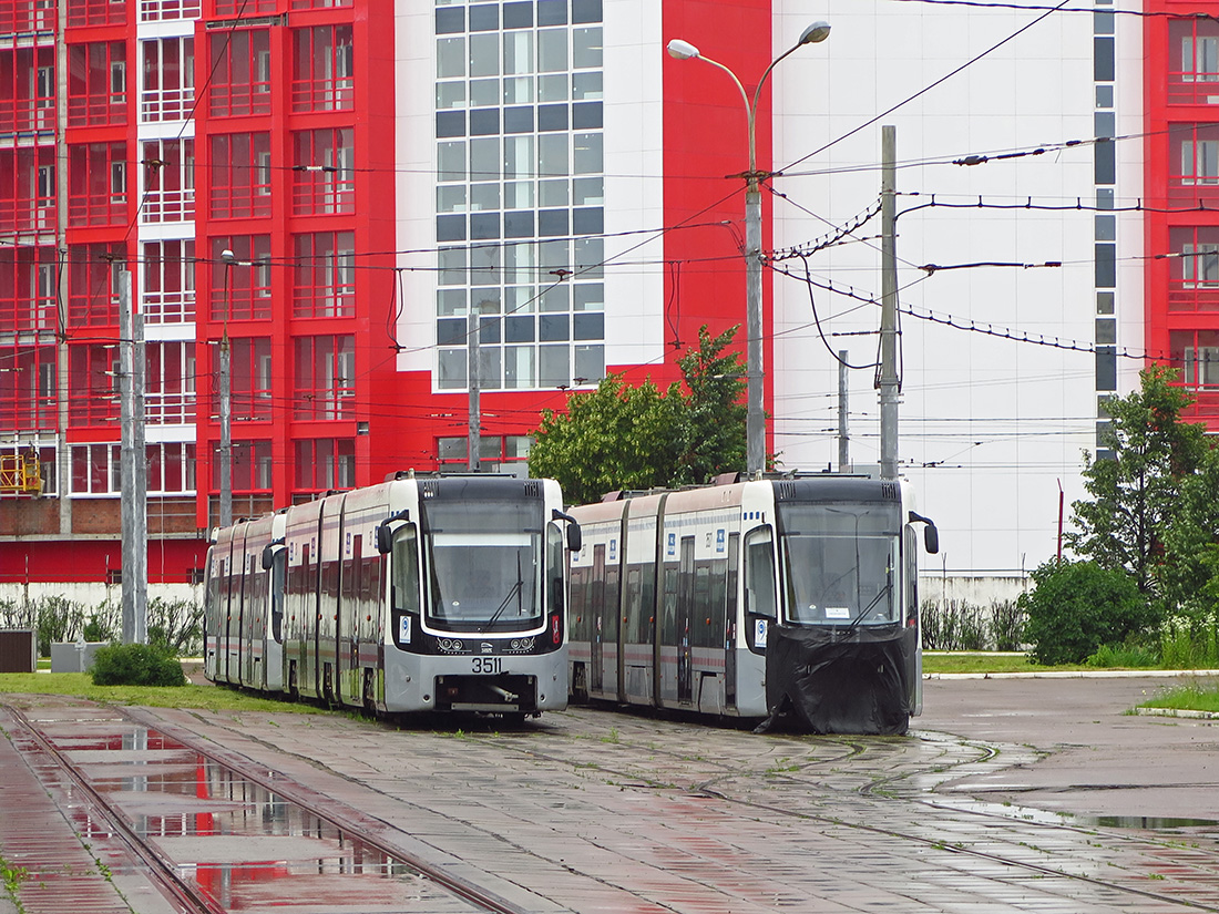 Москва, 71-414 PESA Fokstrot № 3511; Москва — Трамвайные и троллейбусные депо