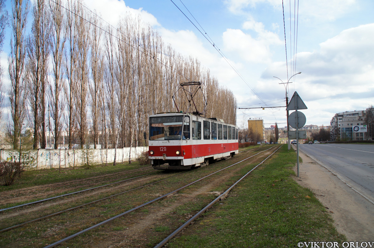 Липецк, Tatra T6B5SU № 129