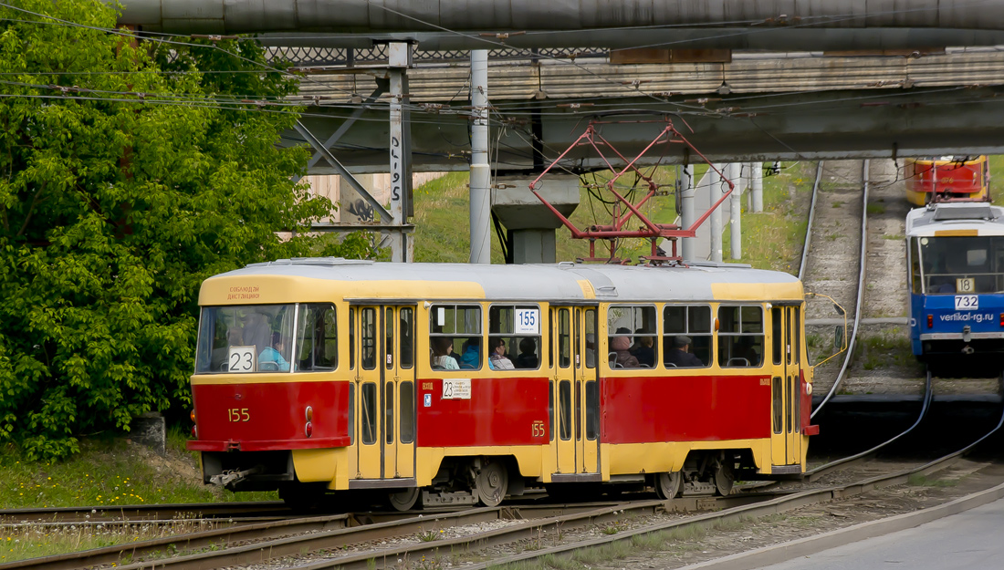 Екатеринбург, Tatra T3SU № 155