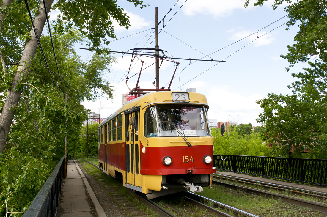 Екатеринбург, Tatra T3SU № 154