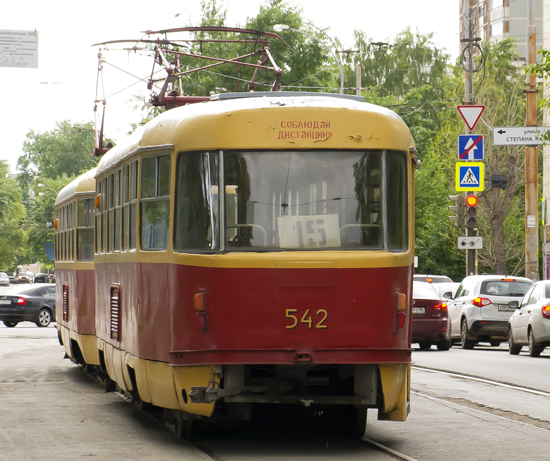 Екатеринбург, Tatra T3SU № 542