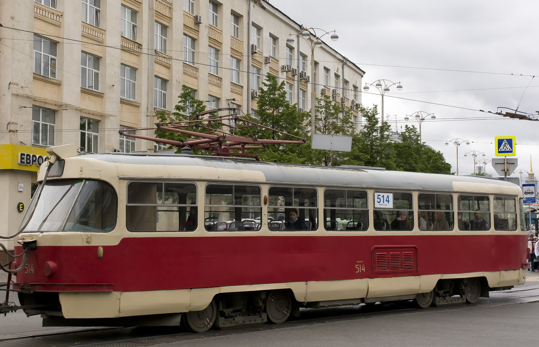 Екатеринбург, Tatra T3SU № 514