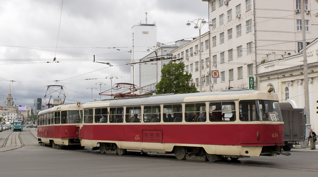 Екатеринбург, Tatra T3SU № 624