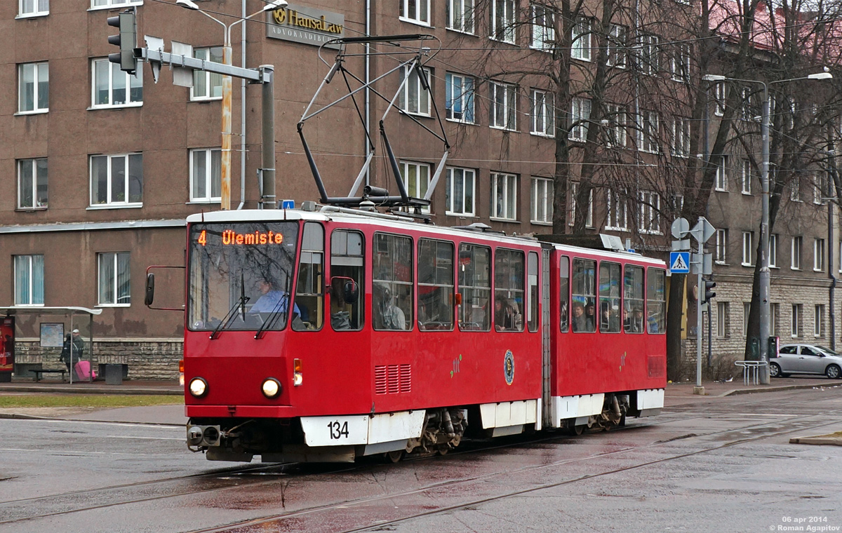 Таллин, Tatra KT4D № 134