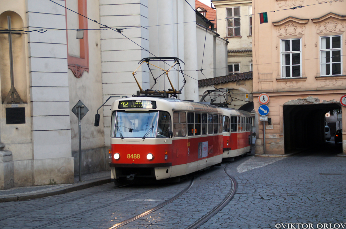 Прага, Tatra T3R.P № 8488