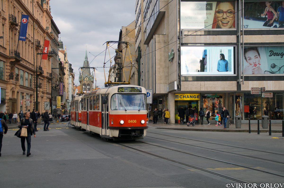Прага, Tatra T3R.P № 8406