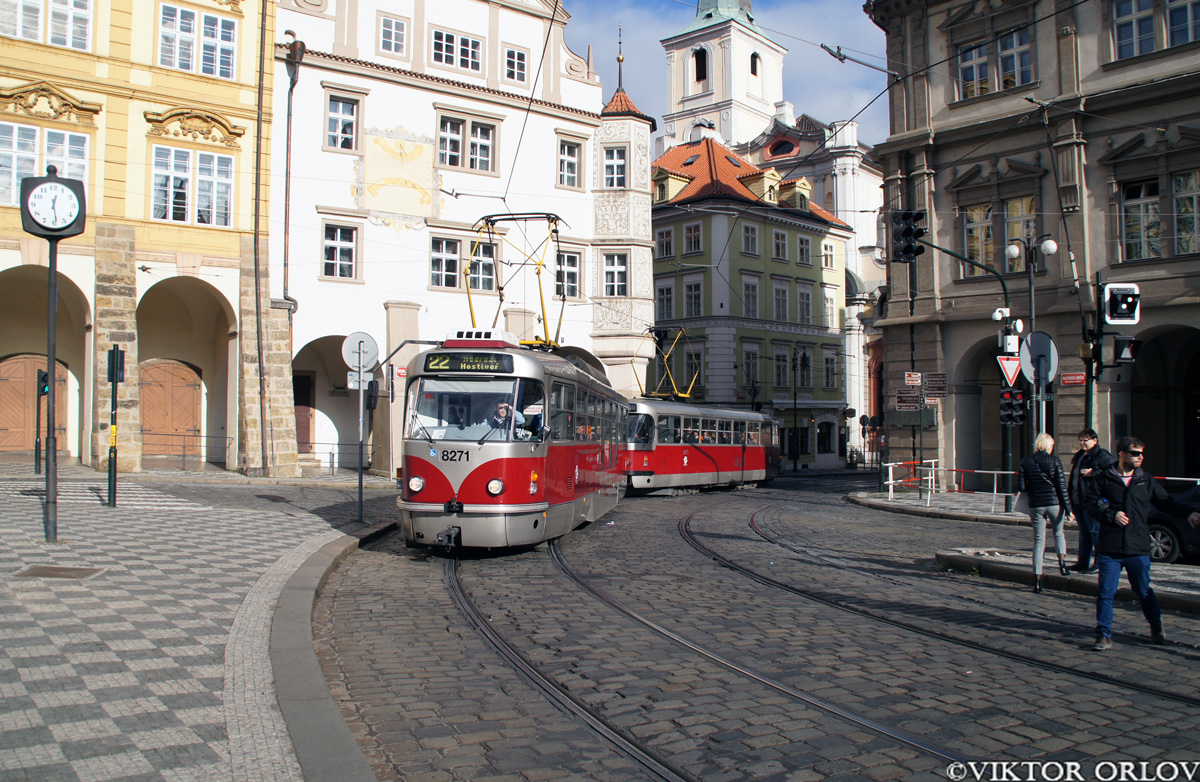 Прага, Tatra T3R.PLF № 8271