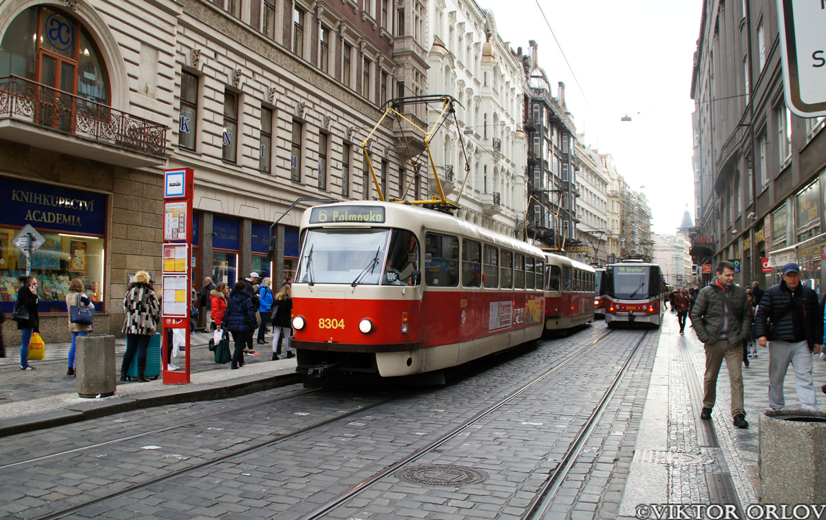 Прага, Tatra T3R.P № 8304