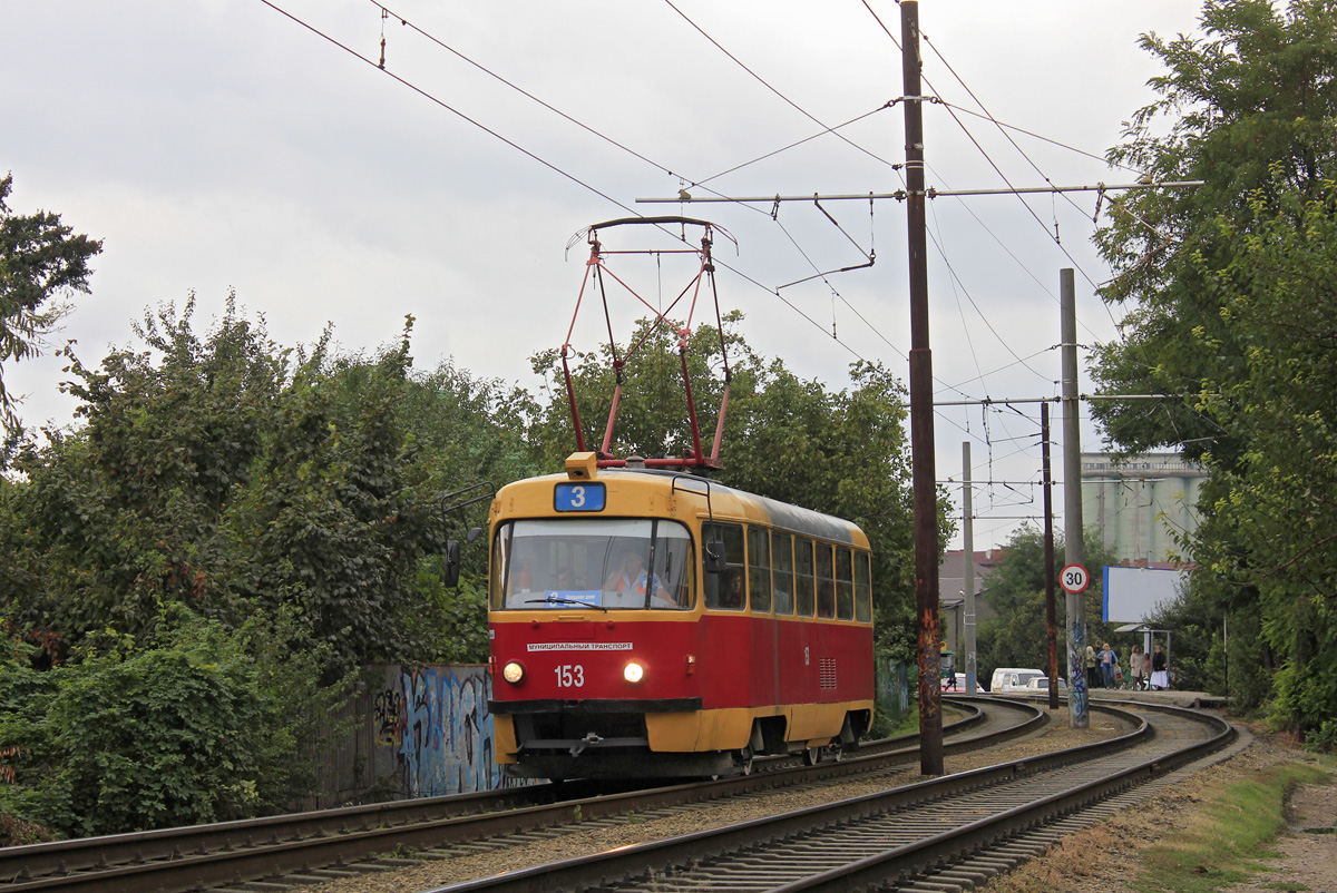 Краснодар, Tatra T3SU № 153