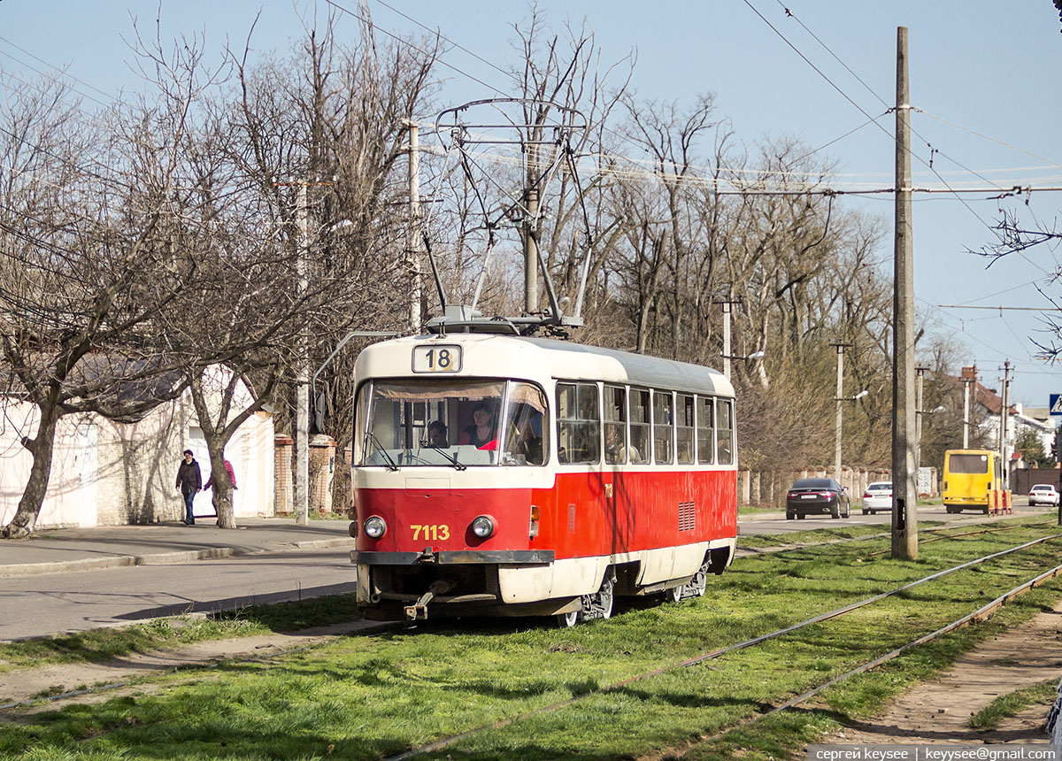 Одесса, Tatra T3SUCS № 7113