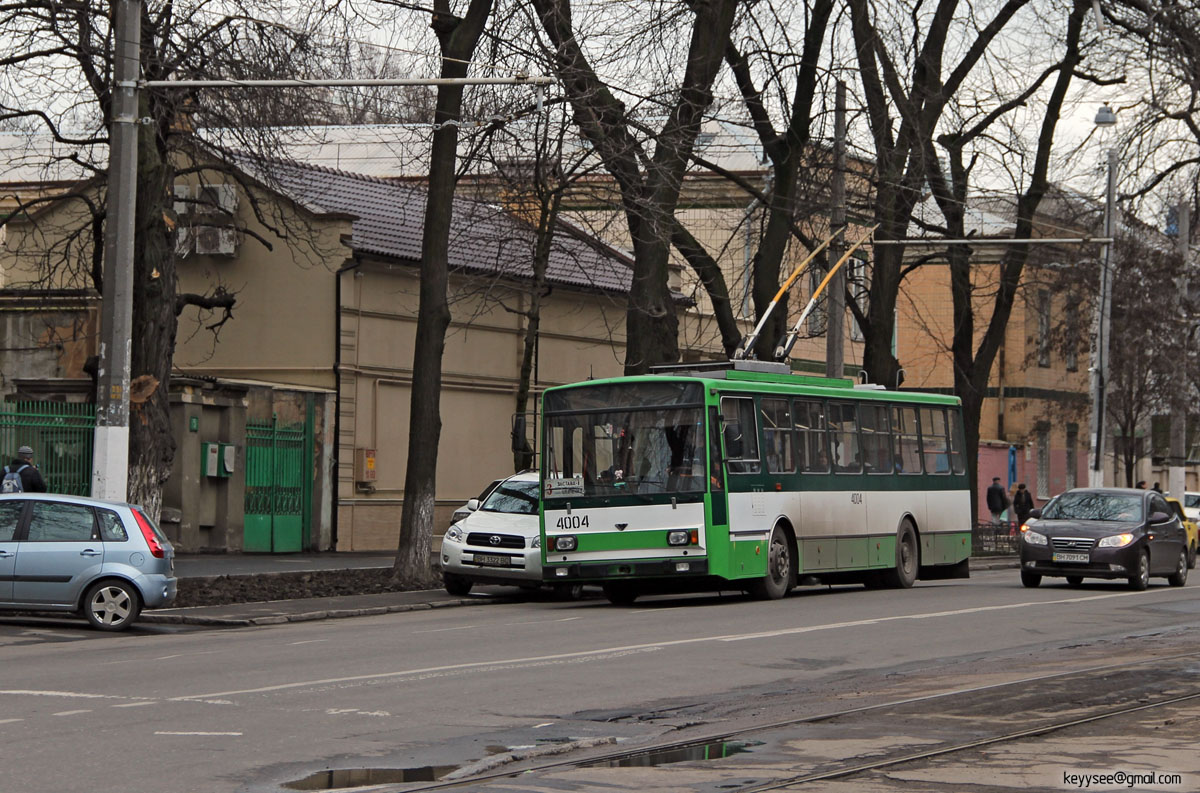 Одесса, Škoda 14TrM № 4004