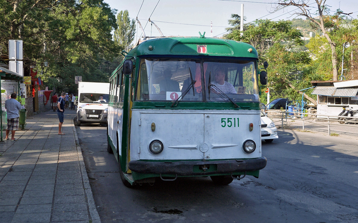 Крымский троллейбус, Škoda 9Tr19 № 5511