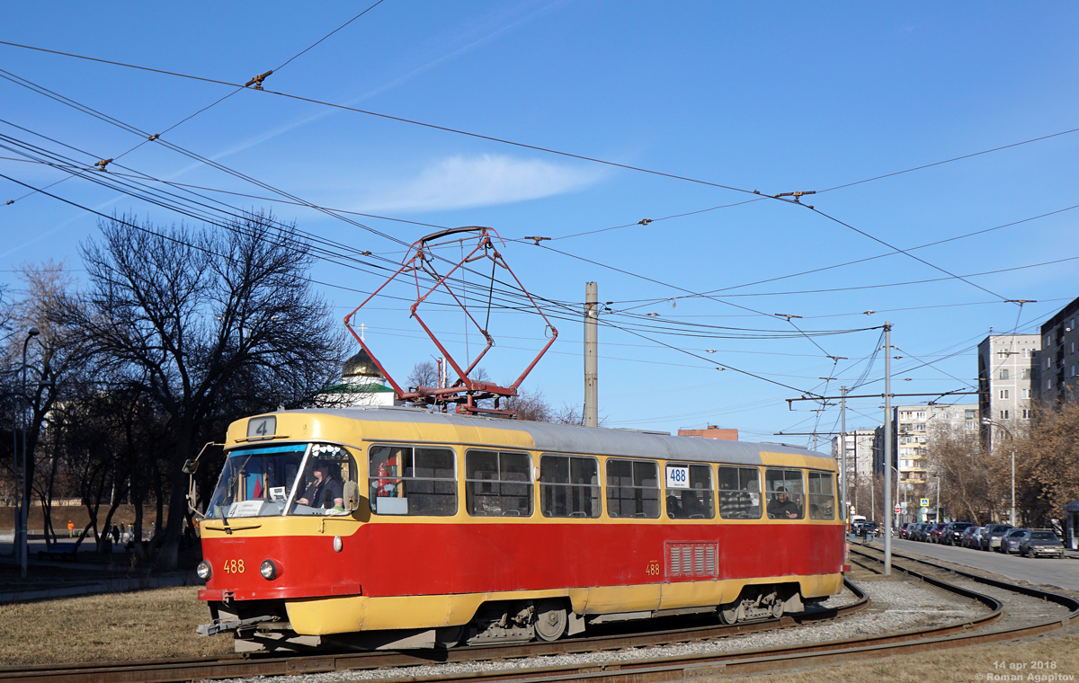 Екатеринбург, Tatra T3SU № 488