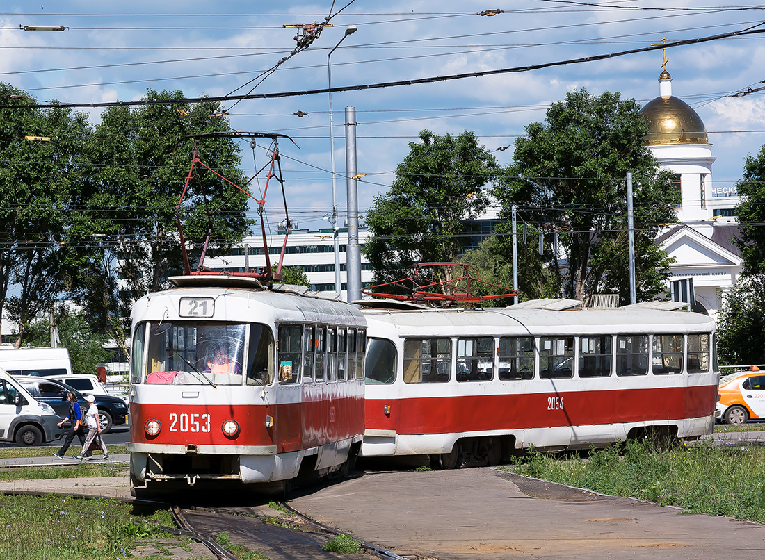 Самара, Tatra T3SU № 2053; Самара, Tatra T3SU № 2054