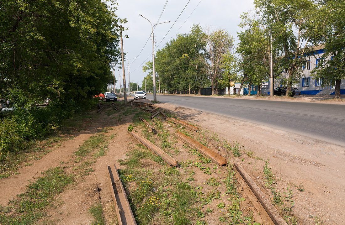 Уфа — Закрытые трамвайные линии