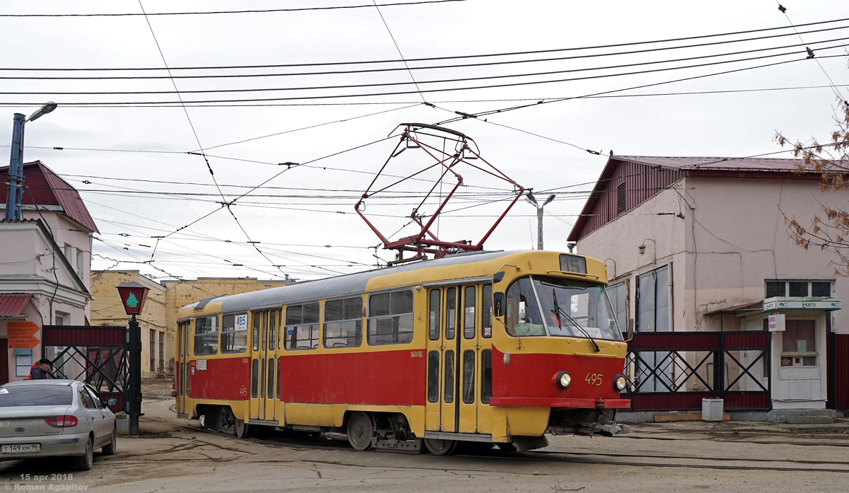 Екатеринбург, Tatra T3SU № 495