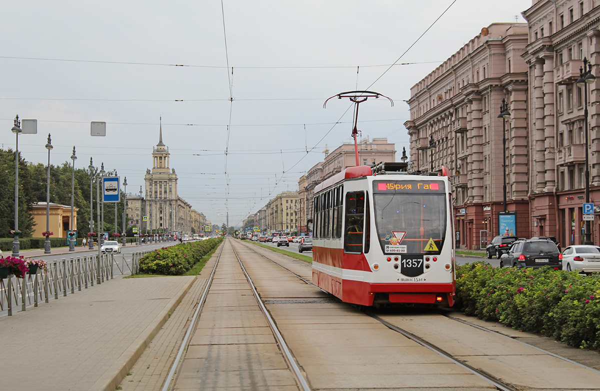 Санкт-Петербург, ЛМ-99АВН / 71-134А № 1357; Санкт-Петербург — Трамвайные линии