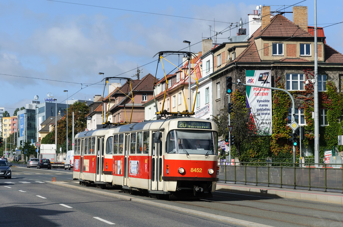 Прага, Tatra T3R.P № 8452
