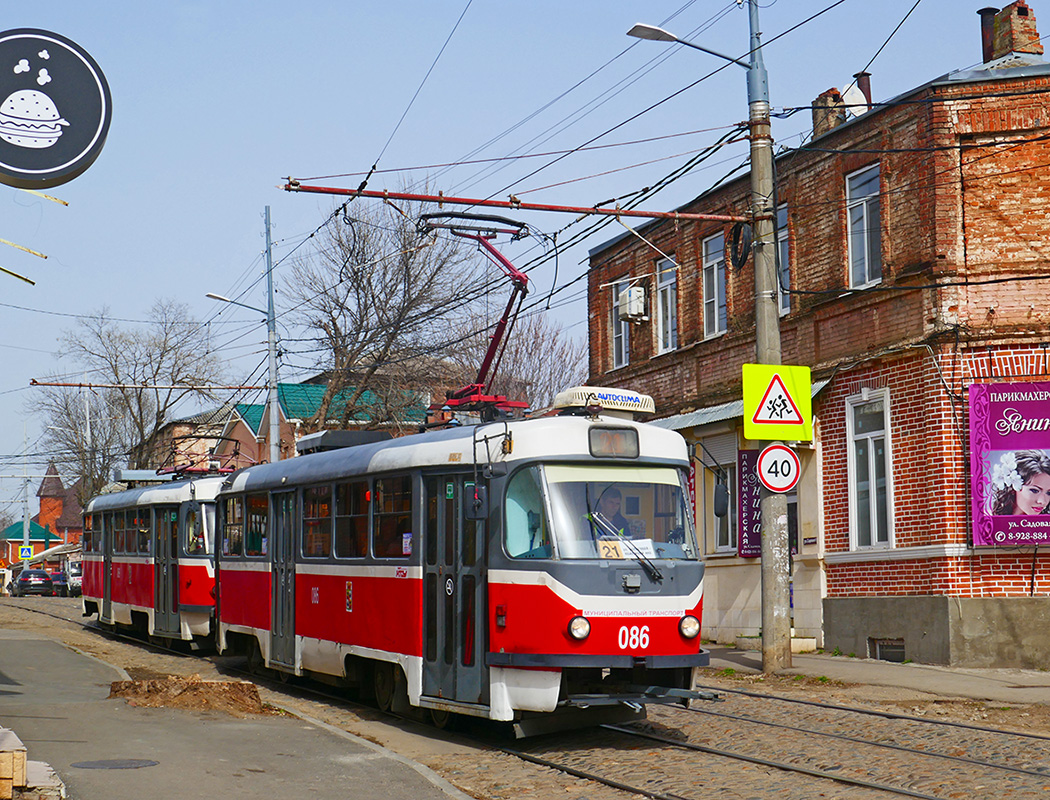 Краснодар, Tatra T3SU № 086